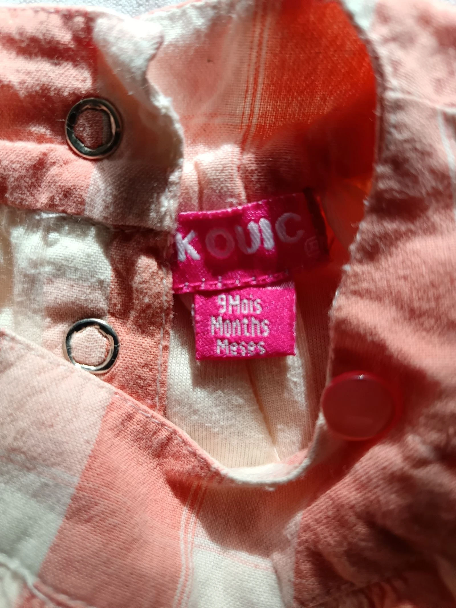 Blusa ou vestido pequeno pikouic tamanho 9 meses – photo 4